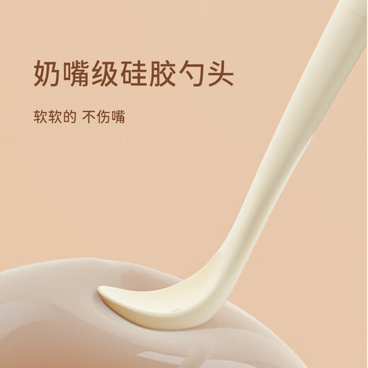 Feibi baby silicone spoon newborn baby temperature measuring spoon children's food supplement tool set out-of-town temperature-sensing food spoon