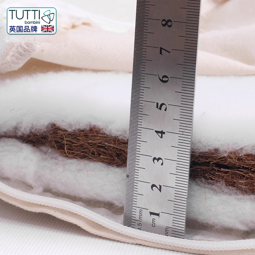 TUTTI BAMBINI British baby mattress natural coconut palm baby products summer and winter newborn pure cotton thickened palm mattress crib palm mat