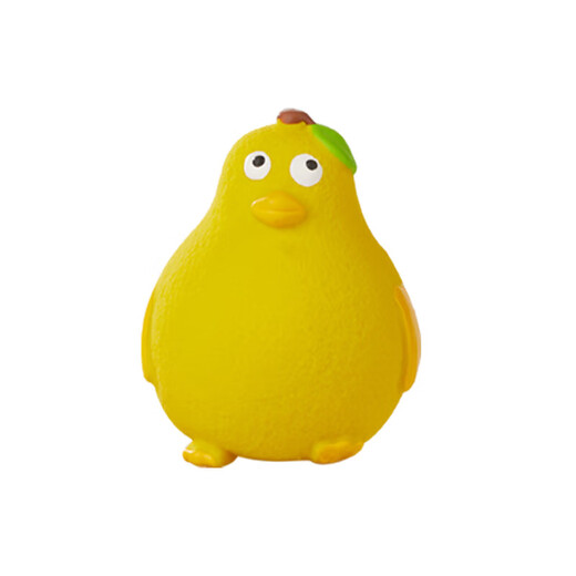 EETOYS Pear Look Duck Dog Toy, Sound Interactive, Interesting Appearance, Flexible, Bite Resistant, Relieves Boredom, Pet Supplies for Small and Medium-sized Dogs