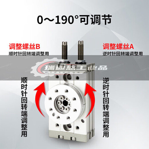 Typ Pneumatic HRQ90 Grad 180 Grad Swing Drehzylinder MSQB10A20A30A10R30RQ1SN6627 MSQB-10A