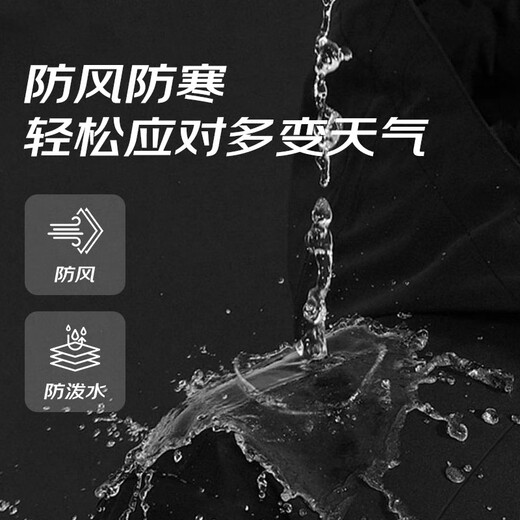 Under Armor UA Sports Jacket Men's Early Spring Velvet Hooded Woven Jacket Outdoor Windproof Casual Sportswear Black 24600408-001 XL (Recommended weight 160-180Jin Jin equals 0.5 kg)