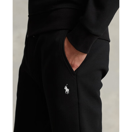 Polo Ralph Lauren Men's Clothing Classic Double-sided Knitted Jogging Pants RL15940 001-Black S