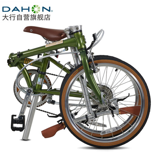 DAHON D10 folding bicycle 20-inch 10-speed adult retro bicycle HAC003 olive green