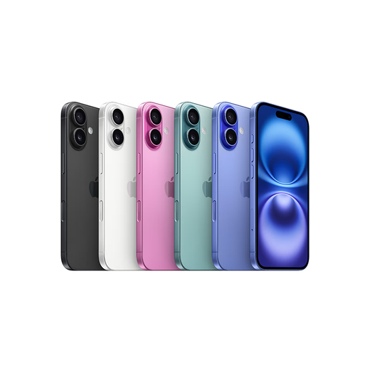 Apple/苹果 iPhone 16 Plus (A3291) 支持移动电信联通5G双卡双待手机 黑色 256G 全国联保 官方标配