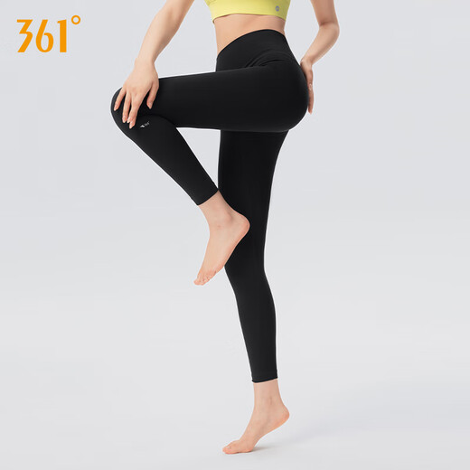 361 Autumn and winter no-embarrassing outer wear seamless high-elastic nude shark pants slimming peach butt yoga sports fitness pants