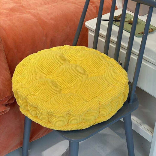 Yingzhu'er seat cushion thickened chair chair cushion soft butt cushion buttocks four seasons office sedentary soft cushion student classroom thick seat cushion green grass 40*40cm square thick about 8 miles