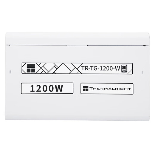 Thermalright(利民)  额定1200W TR-TG1200-W ATX3.0电源 金牌全模组 原生PCIE5.0 全日系电解电容 14CM小机身
