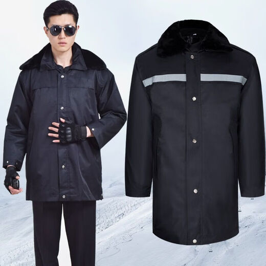 Qiuqiao security cotton coat winter multi-functional security work clothes property men thickened security clothes