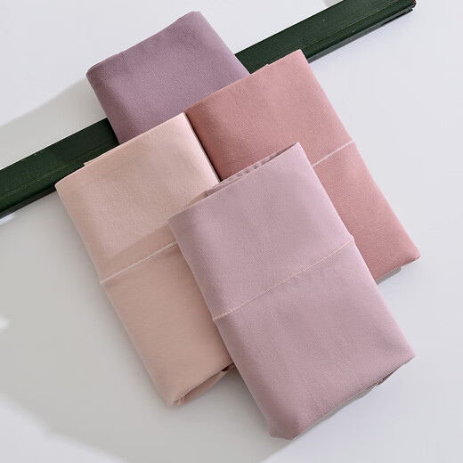 Cofni underwear for women with high waist new style belly-closing combed cotton solid color comfortable breathable and traceless large size antibacterial women's briefs leather fan + smoke purple + lotus root pink + light pink: 4 pieces XL: Recommended weight 115-140 Jin [Jin equals 0.5 kg]