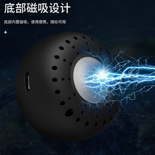 超清4K摄像头免插电家用无线手机远程监控器wifi小巧型监控摄线头 360全景视角画面+手机远程监控 8G内存(循环保存录像约1天)