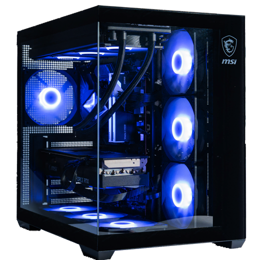 微星（MSI）碉堡PLUS机箱 支持ATX主板(360冷排位/背插主板/海景房/左右分仓/支持5090）