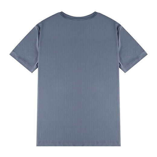 Xtep T-Shirt Herren Kurzarm Sommer Eisseide Halbarm Herren T-Shirt Locker T-Casual Top Atmungsaktiv Schnelltrocknend Laufen Fitnessbekleidung Sea Rock Grey (Schnelltrocknend Rundhals) S 165