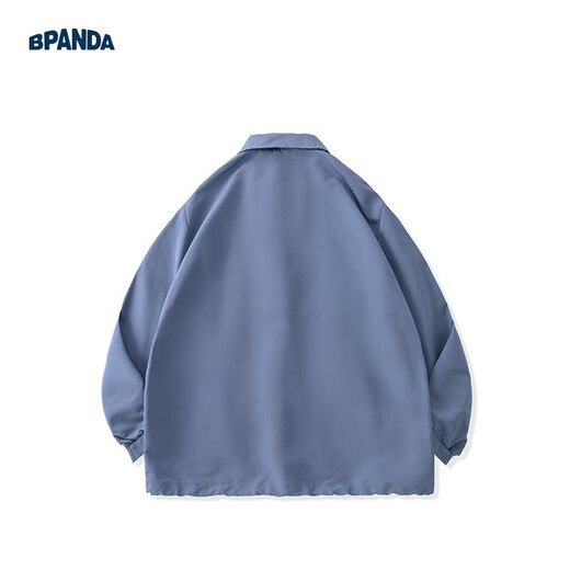 Panda Ben (ben.panda) Pu Yixing's same style jacket men's coat new work clothes cotton clothes men's trendy ins coaching clothes casual cotton clothes smoke blue (letter embroidery style) M
