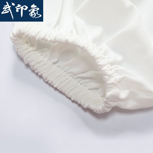 Wu Impression Tai Chi Clothing Men's Tai Chi Eight Duan Jin Full Set of Tai Chi Practice Clothing Female Martial Arts Competition Performance Style Chinese Style White [Four Seasons Style Hot Selling] XL Height 174-178cm Weight 140-160Jin [Jin equals 0.5 kg]