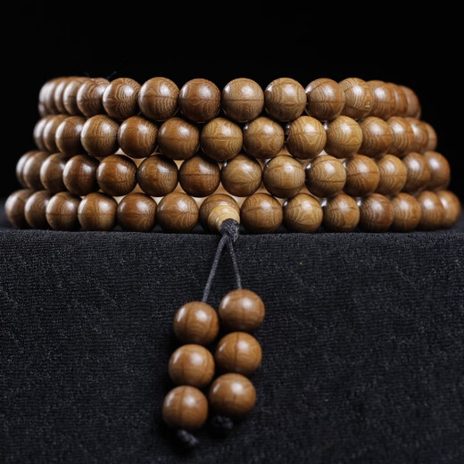 Jin Shi Tong Lao Phoenix 999 Dragon-falling Wood Six-Way Wood Bracelet for Men and Women Buddha Beads Wenwan Wood Agarwood Peach Wood Golden Steel Six-Way Wood Old Material 12108 Pieces