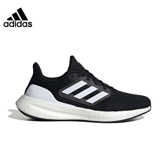 阿迪达斯 （adidas）男鞋子PUREBOOST 23透气缓震回弹运动鞋公路训练跑步鞋黑武士跑鞋 IF4839/BOOST中底/爆米花 43