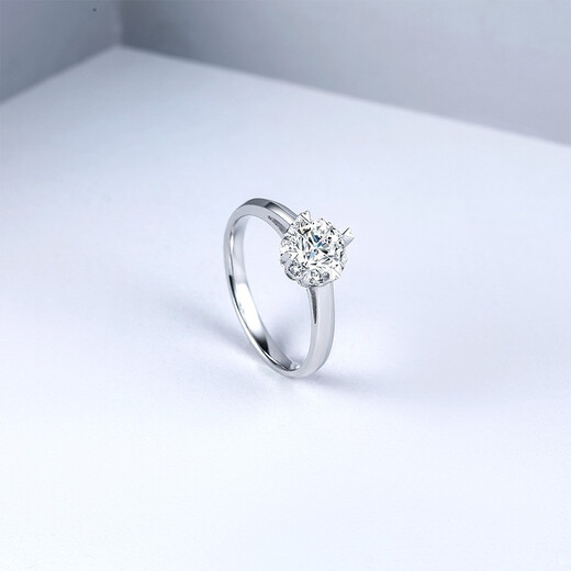 Saturday Fortune (ZLF) 18K gold diamond ring for women, romantic confession, proposal, engagement, wedding diamond ring T 20 points SI/IJ No. 13