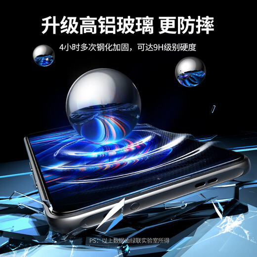 绿联适用红米K50钢化膜Redmi K50至尊版/K50Pro手机膜全屏全包保护高清透防摔抗指纹贴膜-2片装