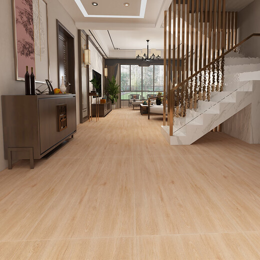 SUJIE CRAME STYLE BIRE BICK GRAIN 600X1200 BALCON SOIL BALCON IMITATION DES TILES DE PLANCES BOIS FLORS ANTI-SLIP FLANC 12605 (Prix One Piece, à partir de cinq boîtes)