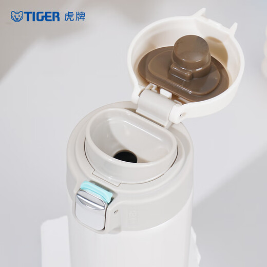 Tiger brand (TIGER) thermal insulation cup high-value elastic lid water cup MMJ-A36C-WM cream ice cream 360ml