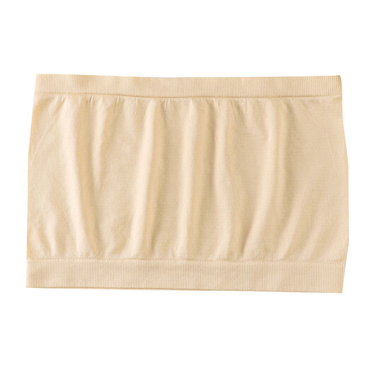 Shimu independently packaged seamless one-piece bandeau women's one-piece bra bottoming anti-exposure chest wrap white one size 90-140 Jin Jin equals 0.5 kg