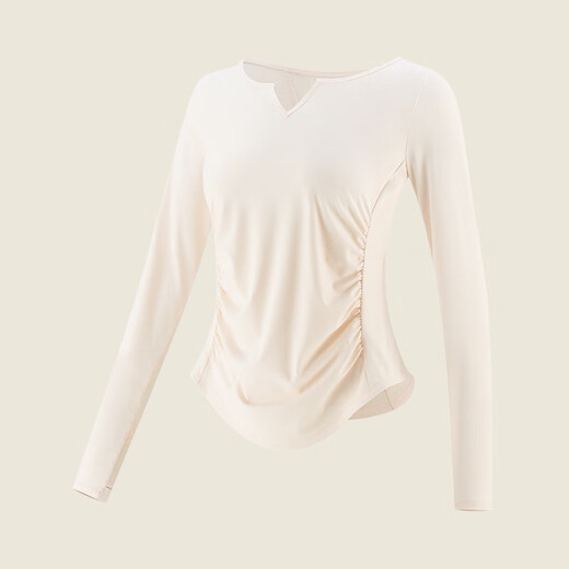 DADDECT yoga wear long-sleeved T-shirt for women 2025 autumn and winter new quick-drying fitness wear sports Pilates running blouse top blue L (recommended 120-140Jin Jin equals 0.5 kg)