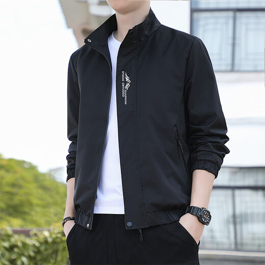 Woodpecker 2024 Nouvelle veste à col debout veste à la mode à la mode à la mode à la mode à la mode à la mode à la mode à la mode et à l'automne 686 [gris] 6xl [suggéré 195-210jin [Jin est égal à environ 0,5 kg]]]