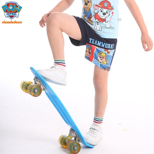 Команда Wangwang внесла отличный вклад (Paw Patrol), набор для мальчиков, детские детские детские шорты могут быть использованы для домашних топов для девочек и брюк для домашнего отдыха.