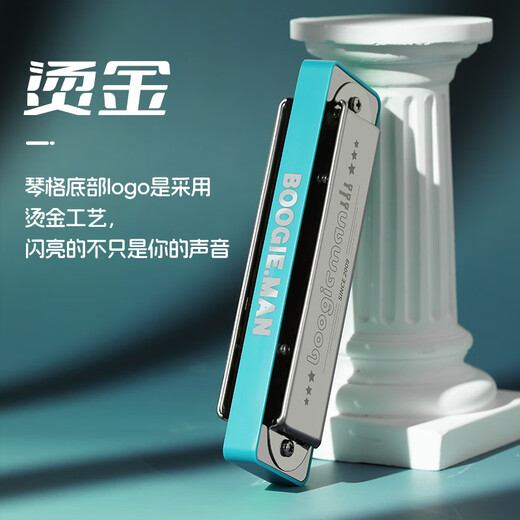BoogieMAN Yuanyuan's same harmonica PADDY tune with bass 6 ten-hole blues blues 10-hole adult professional
