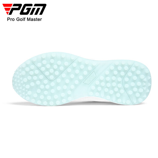 PGM Golf Shoes Women's Waterproof Knob Women's Sports Shoes Non-Slip Cushioning Lightweight Spikeless Shoes XZ385-Emerald White 38