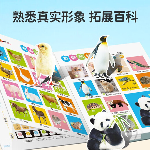 【新升级0-7岁】中英文幼儿有声点读书启蒙发声绘本识字拼音故事学习机 【中英双语】会说话的早教有声书0-7岁