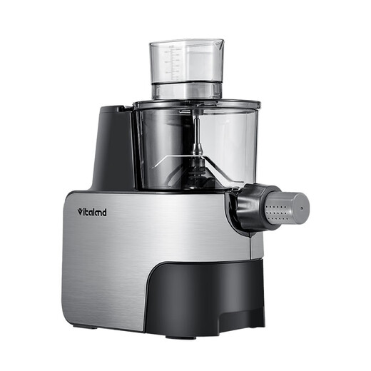 Vitaland Automatic Dripping Noodle Machine Home Fully Automatic Multi-Function Noodle Press Multi-die Head Mixer Electric Noodle Machine Electric Dumpling Maker Noodles Silver Gray Brand New Intelligent Noodle Machine