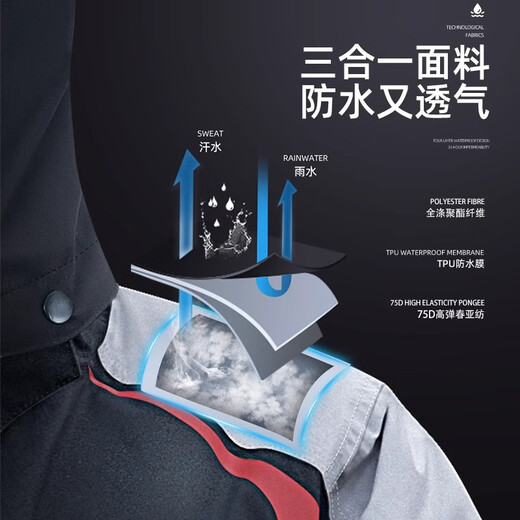 KEYRU motorcycle raincoat split riding suit for men and women split suit adult thickened full body rainproof takeaway rider