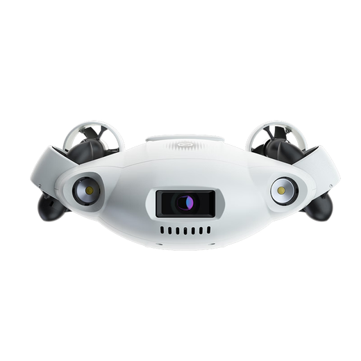Fiftish Fin Source Technology V-EVO Unterwasser-Drohne 4K High Definition Camera Submersible, visuell ferngesteuerte U-Boot-Roboter intelligenter Aufnahmen, 100-Meter-Standard-Set, Upgrade-Version (externe Steckdose SD-Karte)