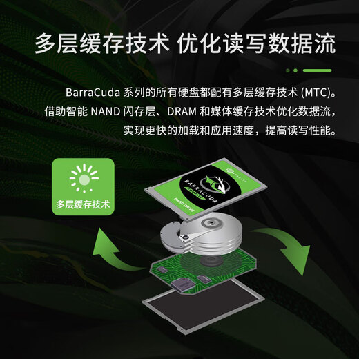 Seagate (SEAGATE) notebook hard drive 2TB 128MB 5400 rpm SATA3.0 2.5-inch mechanical hard drive computer Seagate Barracuda ST2000LM015