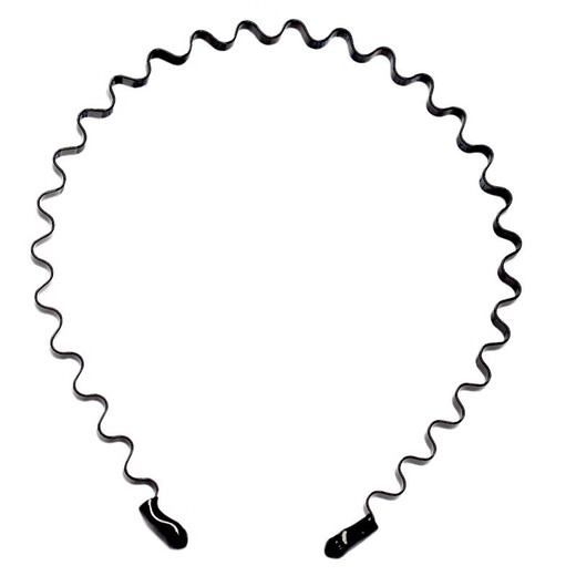 Haiyiduo Men's Hairband Men's Broken Hair Clip Invisible Back Head Oily Head Sports Headband Men's Wavy Summer Face Wash Short Hair Organizer Small Wave 1 Pack