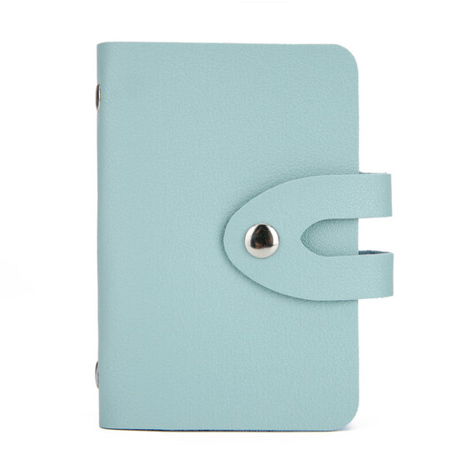 Multiple card slots card holder for men and women, mini compact wallet, multi-functional bank card ID card holder, anti-degaussing card holder, fresh green, double-sided card insertion-12 positions