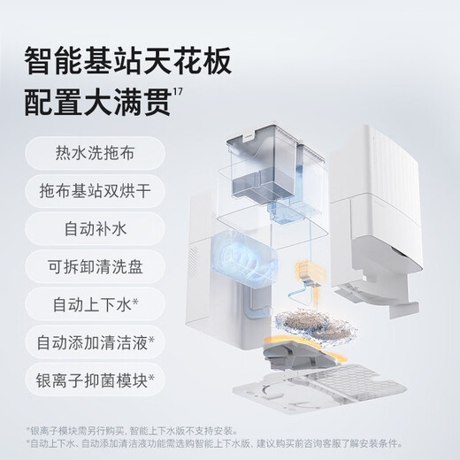 石头（roborock）国家补贴 P10 Pro扫地机器人扫拖一体自动清洗全自动集尘 拖布免洗 家用自动清洗拖地机 P10 Pro智能上下水版「自动换水」