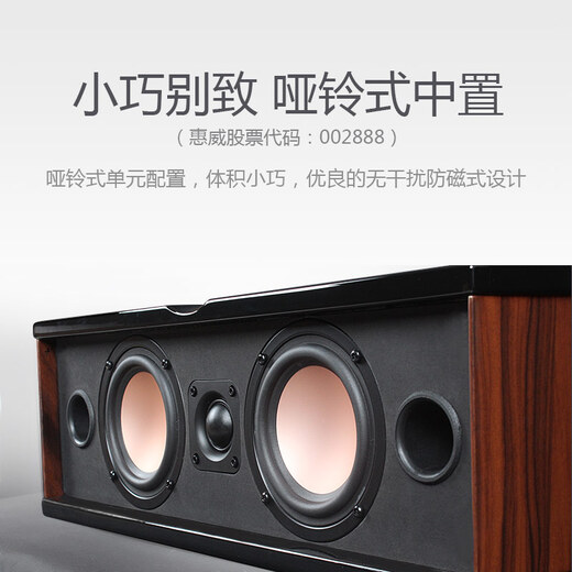 HiVi Diva 6.1HT home theater 5.1 channel home theater home dual 8-inch speaker audio KTV package package four (5.0 channel) + AT2300PRO amplifier