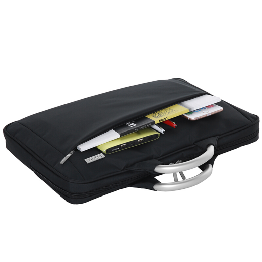
LeXON shoulder bag men's business laptop 16-inch computer bag casual thin handbag briefcase briefcase black-LN1049N3 medium bag 13.3 inches