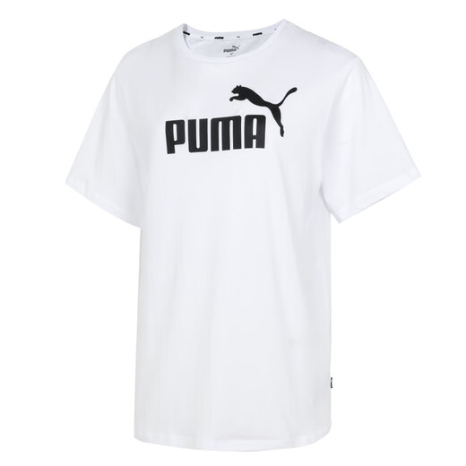 PUMA (PUMA) Sports Suit Vêtements pour femmes 2025 Nouvel exercice de course d'été confortable T-shirt à manches courtes courts shorts en tricot lâche 685646-02 + 692479-01 M