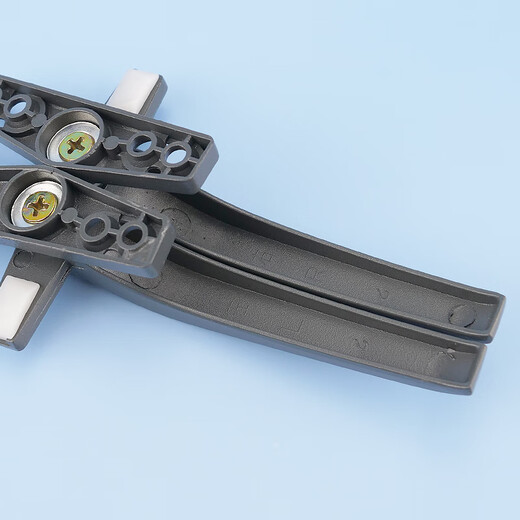 Hasdick Jingcang delivery window handle 50-type aluminum alloy single-point casement window handle outward-opening window 7-word window lock HKsq-149 dark gray left handle