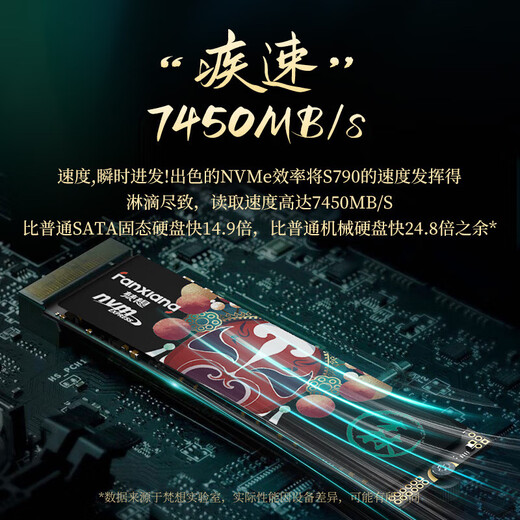 Fanxiang S500PRO/S690/S790 Solid State Drive M.2 NVME Desktop PS5 Laptop SSD PCIE4.0 S790 2TB PCIE4.0 Flaggschiff Standard: Kühlkörper + Schrauben- + Schraubendreher