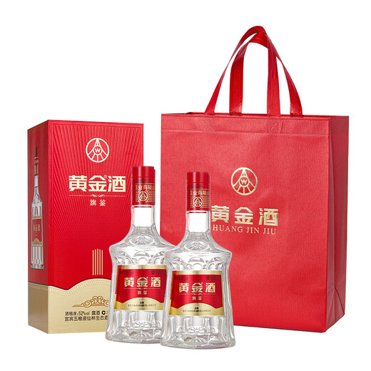 
Golden wine [Brand direct sales] 52-degree red box 480ml Gift gifts to elders Liquor base wine High-end souvenir gifts 52-degree 480mL 6 boxes [Original box]