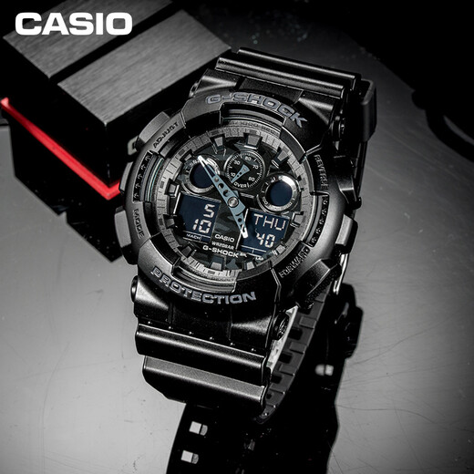 Casio (CASIO) G-SHOCK GA-100CF bomb disposal expert fashionable sports men's watch quartz watch GA-100CF-1APR-200 meters waterproof