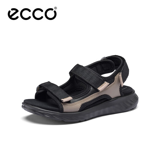 ECCO Children's Shoes Summer Beach Breathable Children's Sandals Fit 712162 Taupe/Black 71216260425 Size 31