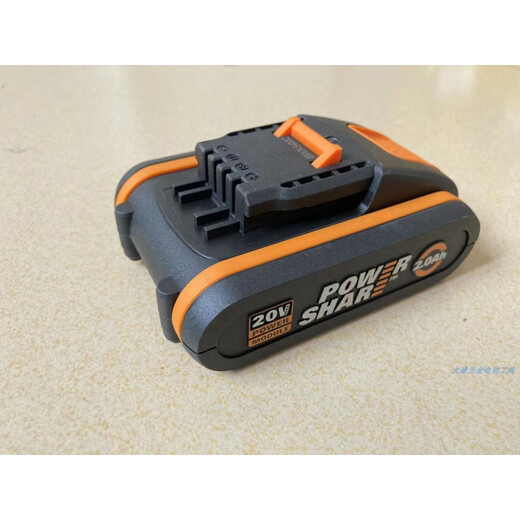 Original Worx Wacks 20V Lithium Batterie Pack WA3551 WA3553 Orange Serie WA3880 Ladegerät 20V3.0A -Stromanzeige importiert Samsung