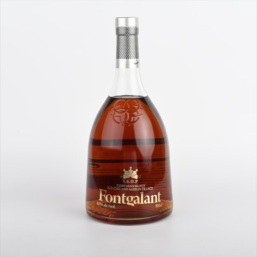 福阁Fontgalant VSOP晶钻 法国原装进口洋酒联合干邑白兰地 1L礼盒装
