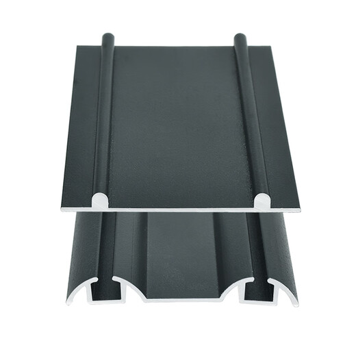 Sliding door floor pulley bathroom sliding door guide rail wardrobe track upper and lower rail cabinet titanium magnesium alloy slide roller champagne color convex lower rail 1.5 meter price