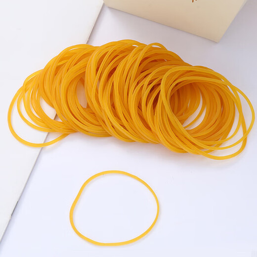 Bingyu Gummiband Gummi-Ring Ring High Elastic Strip gelbes Kuhleerer-Gummi-Gummi-Gummi-Ring-Durchmesser 3,5 cm ein Jin [Jin gleich 0,5 kg] Byyn-699